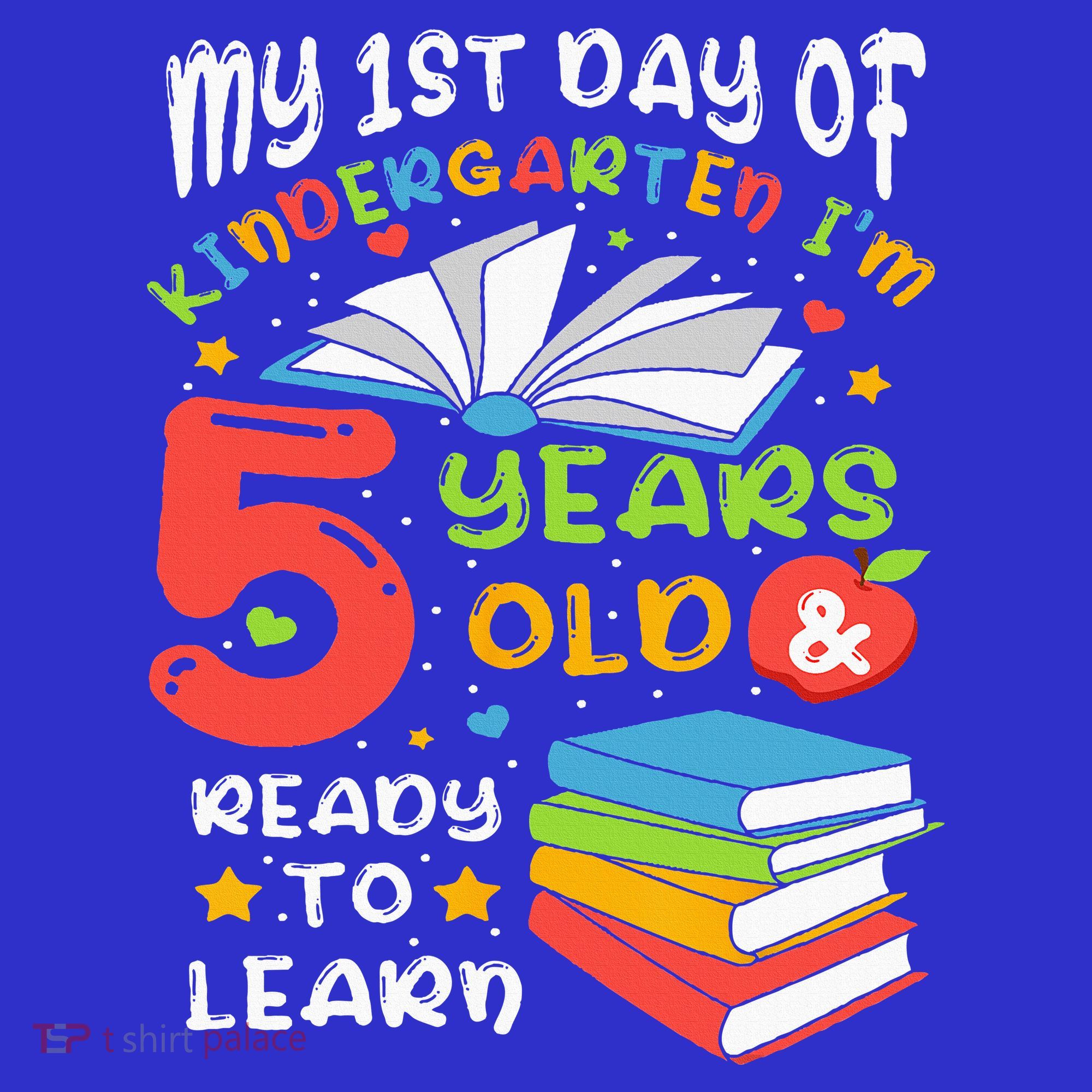 My First Day Of Kindergarten 5 Years Old Back To School Sweatshirt