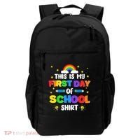 My First Day Of School PreK Preschool Kindergarten 1st Grade Backpack thumb 0