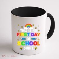 My First Day Of School PreK Preschool Kindergarten 1st Grade Coffee Mug thumb 1
