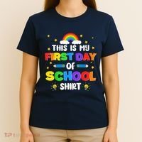 My First Day Of School PreK Preschool Kindergarten 1st Grade T-Shirt thumb 4