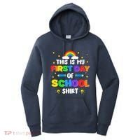 My First Day Of School PreK Preschool Kindergarten 1st Grade Women's Hoodie thumb 0