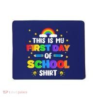 My First Day Of School PreK Preschool Kindergarten 1st Grade Mousepad thumb 0