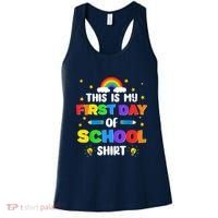 My First Day Of School PreK Preschool Kindergarten 1st Grade Women's Tank Top thumb 0