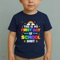 My First Day Of School PreK Preschool Kindergarten 1st Grade Toddler T-Shirt thumb 2