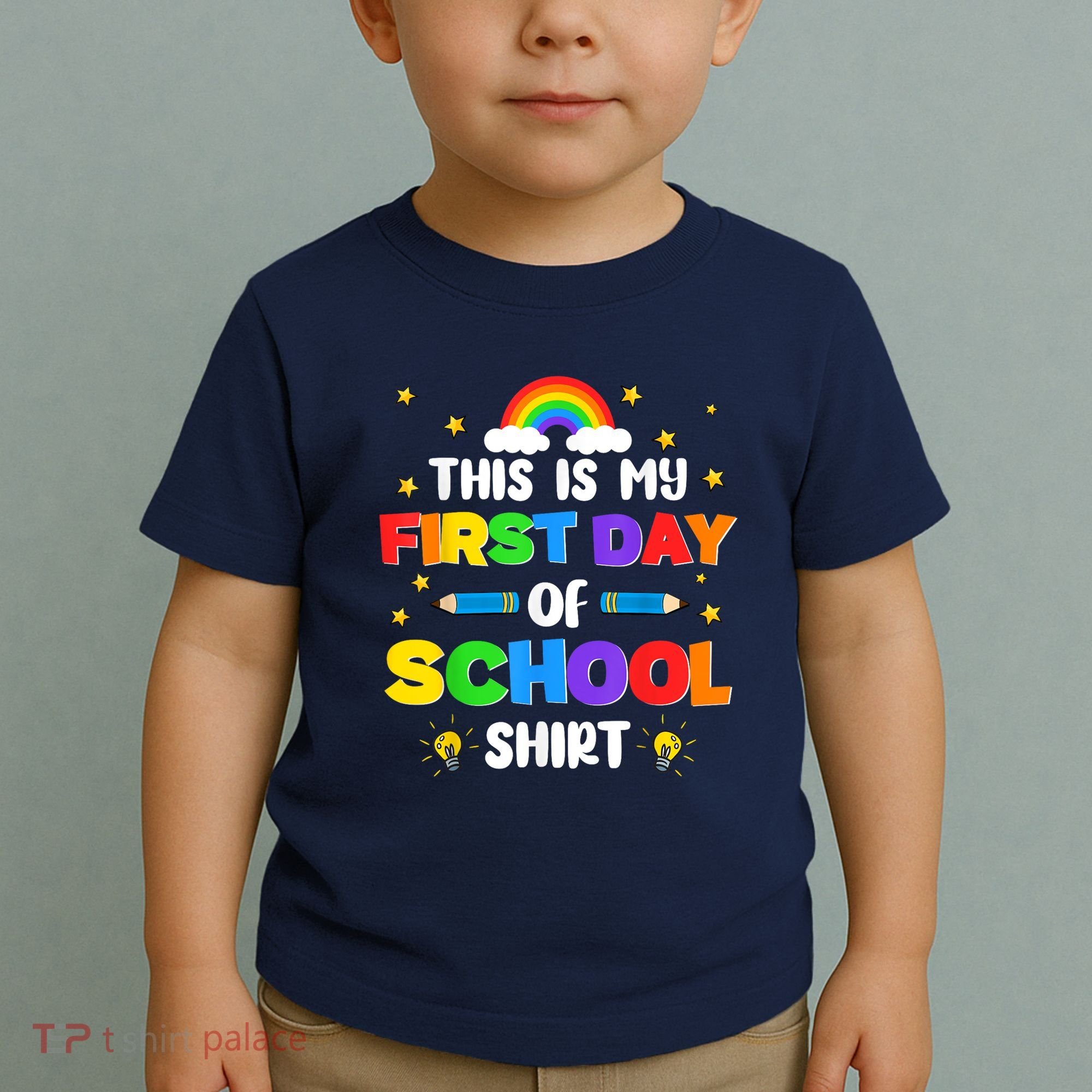 My First Day Of School PreK Preschool Kindergarten 1st Grade Toddler T-Shirt