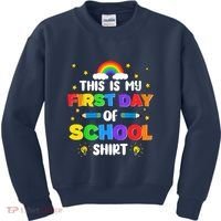 My First Day Of School PreK Preschool Kindergarten 1st Grade Kids Sweatshirt thumb 0