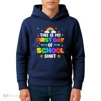 My First Day Of School PreK Preschool Kindergarten 1st Grade Kids Hoodie thumb 4