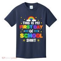 My First Day Of School PreK Preschool Kindergarten 1st Grade Kids T-Shirt thumb 0