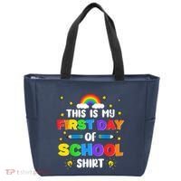 My First Day Of School PreK Preschool Kindergarten 1st Grade Tote Bag thumb 0