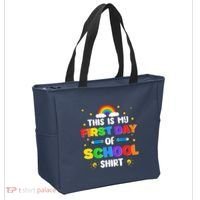 My First Day Of School PreK Preschool Kindergarten 1st Grade Tote Bag thumb 2