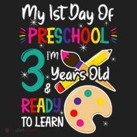 My First Day Of Preschool 3 Years Old Back To School Beanie thumb 2