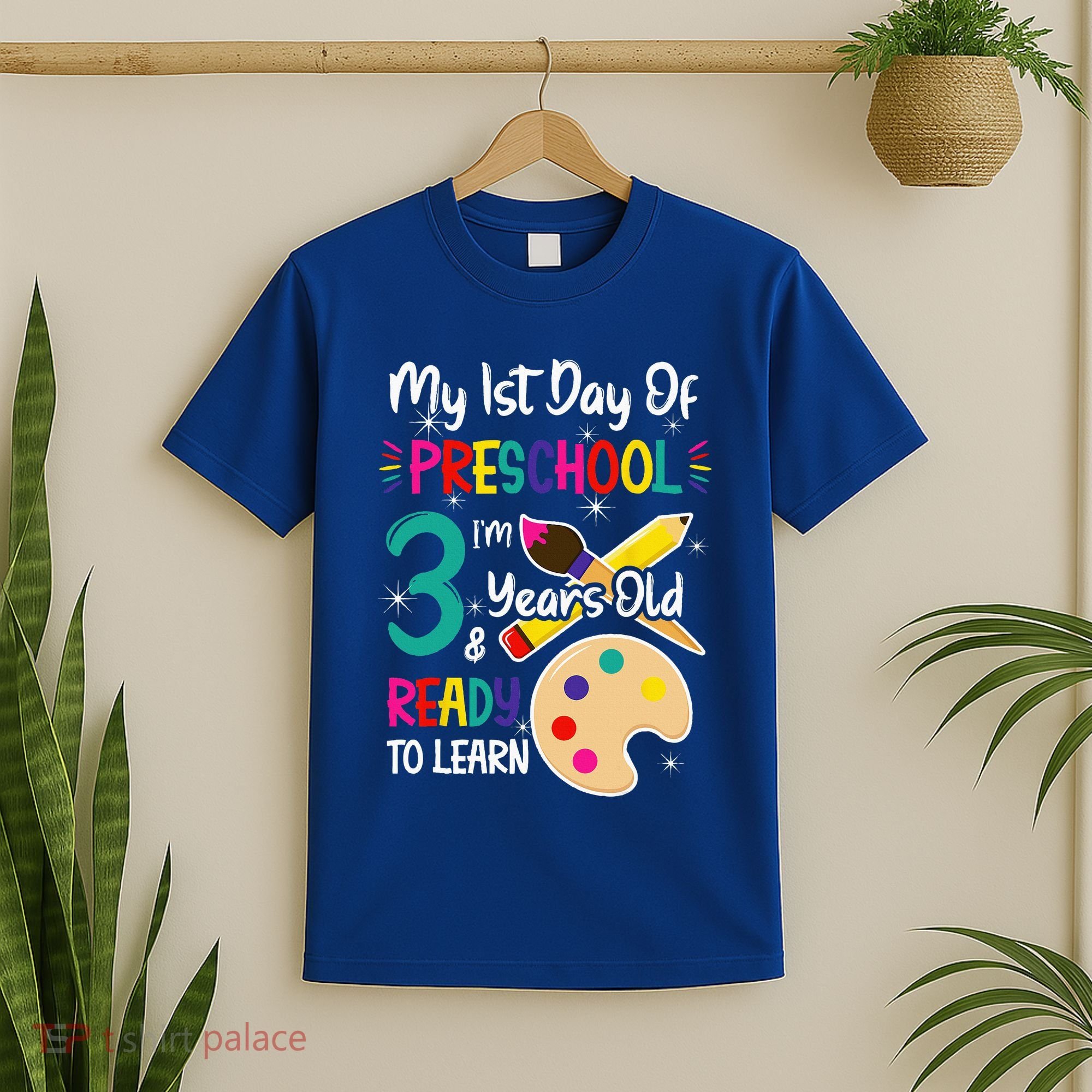 My First Day Of Preschool 3 Years Old Back To School T-Shirt