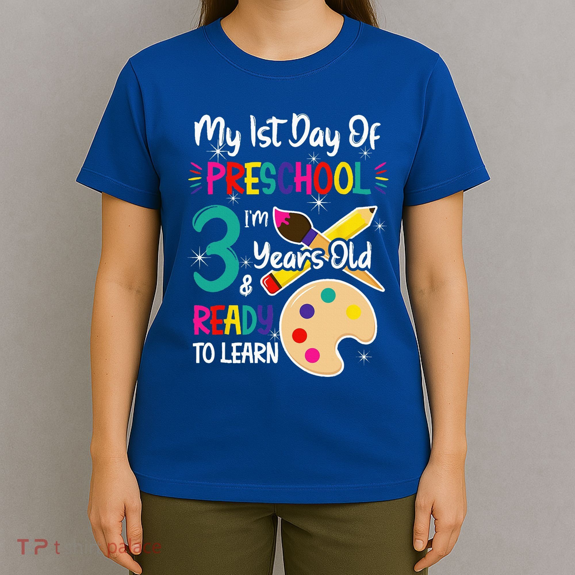 My First Day Of Preschool 3 Years Old Back To School T-Shirt