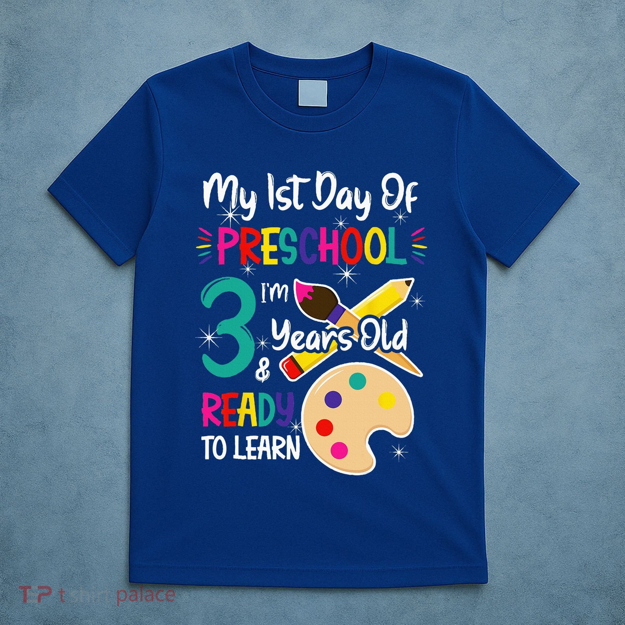 My First Day Of Preschool 3 Years Old Back To School T-Shirt