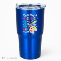 My First Day Of Preschool 3 Years Old Back To School Tumbler thumb 0