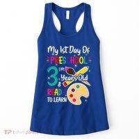 My First Day Of Preschool 3 Years Old Back To School Women's Tank Top thumb 0