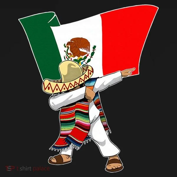 Mexican Flag Dabbing Bucket Hat