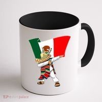 Mexican Flag Dabbing Coffee Mug thumb 1