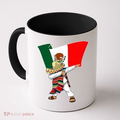 Mexican Flag Dabbing Coffee Mug
