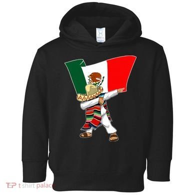 Mexican Flag Dabbing Toddler Hoodie