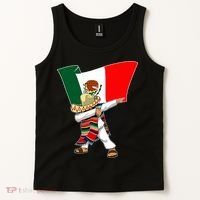 Mexican Flag Dabbing Tank Top thumb 2