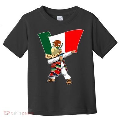 Mexican Flag Dabbing Toddler T-Shirt