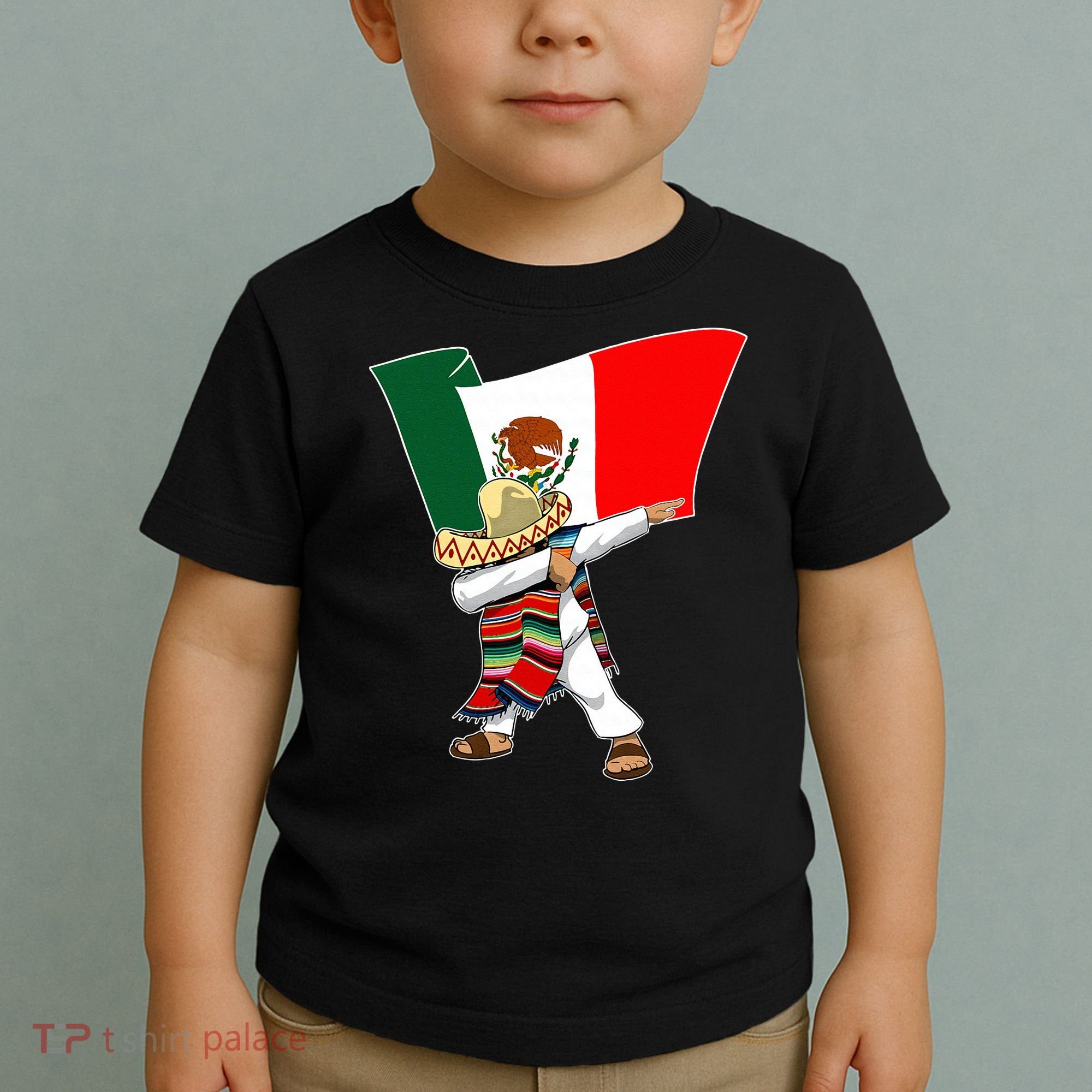 Mexican Flag Dabbing Toddler T-Shirt