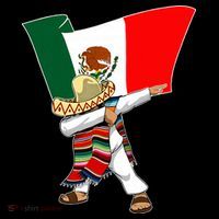 Mexican Flag Dabbing Kids Sweatshirt thumb 2