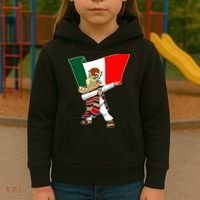 Mexican Flag Dabbing Kids Hoodie thumb 3