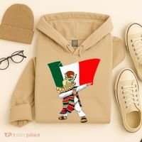 Mexican Flag Dabbing Hoodie thumb 4