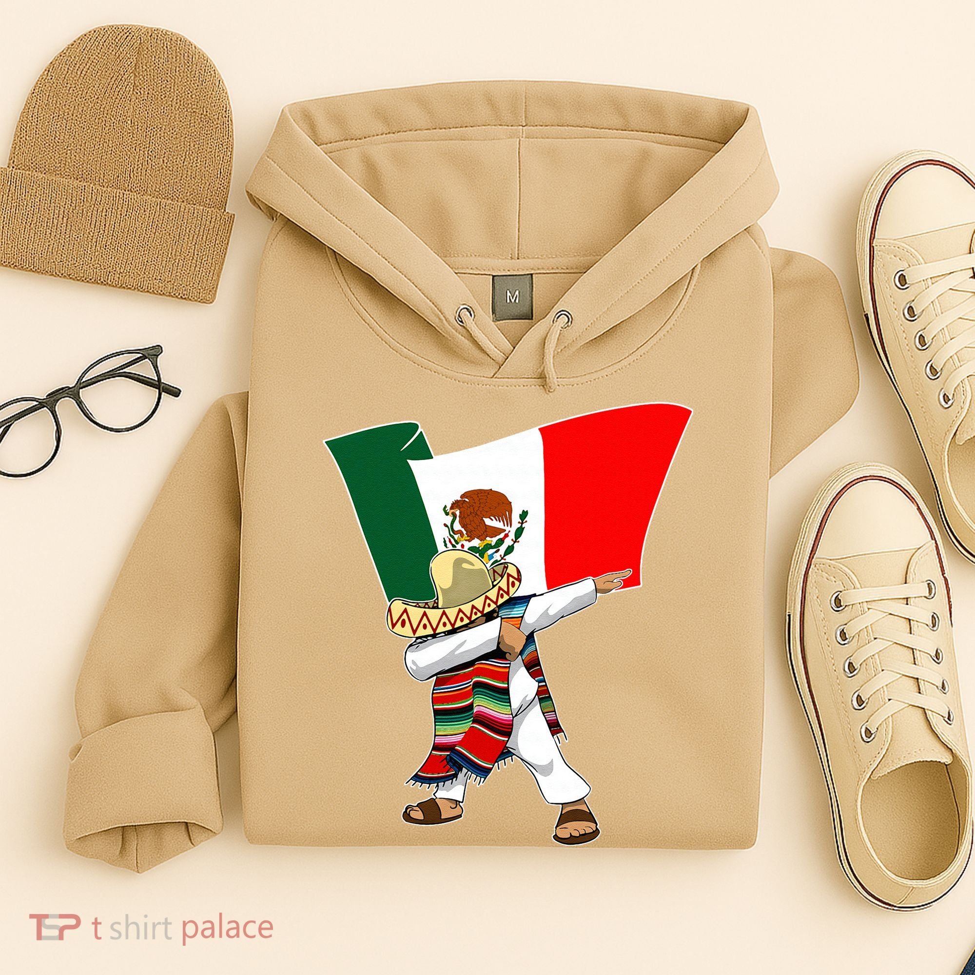 Mexican Flag Dabbing Hoodie
