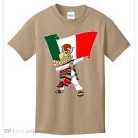 Mexican Flag Dabbing Kids T-Shirt thumb 0