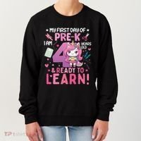 My First Day Of Prek IM 4 Years Old And Ready To Learn Gift Women's Sweatshirt thumb 0