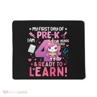 My First Day Of Prek IM 4 Years Old And Ready To Learn Gift Mousepad thumb 0