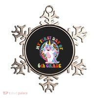 My First Day Of Sixth Grade Unicorn Back To School Funny Gift Ornament thumb 0