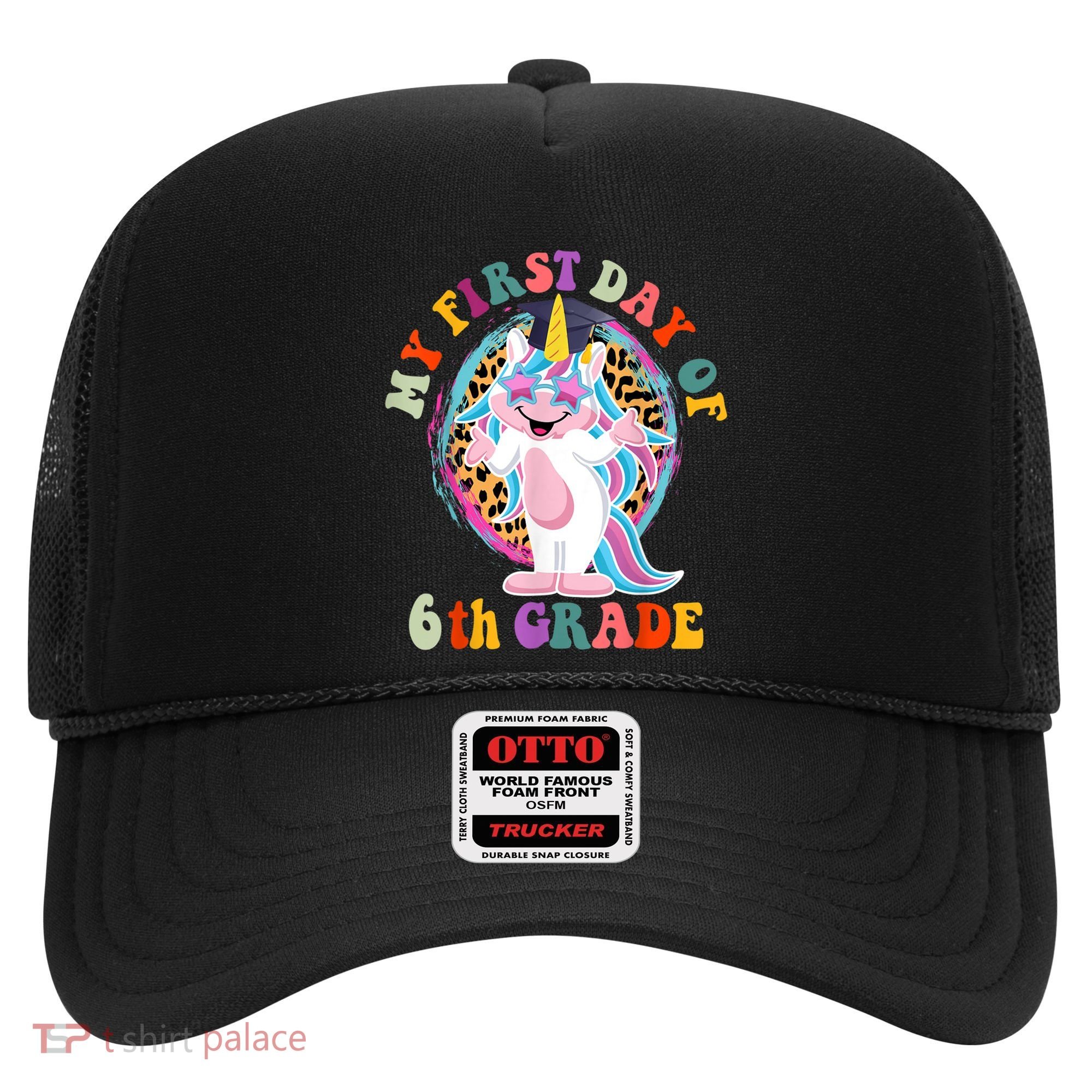My First Day Of Sixth Grade Unicorn Back To School Funny Gift Hat
