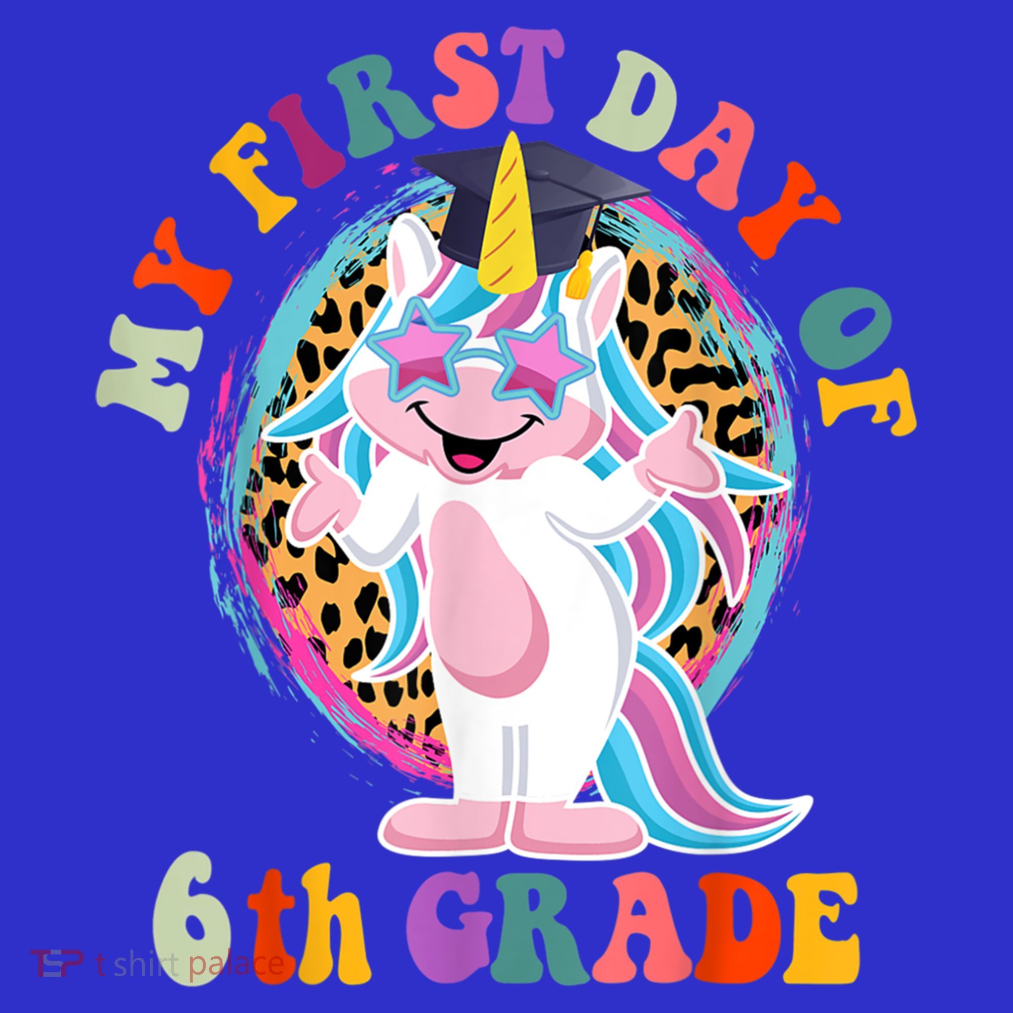 My First Day Of Sixth Grade Unicorn Back To School Funny Gift Mousepad