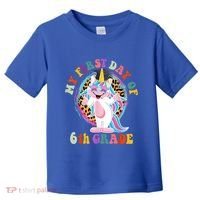 My First Day Of Sixth Grade Unicorn Back To School Funny Gift Toddler T-Shirt thumb 0