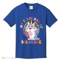 My First Day Of Sixth Grade Unicorn Back To School Funny Gift Kids T-Shirt thumb 0