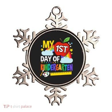 My First Day Of Kindergarten Funny Colorful Rainbow Ornament