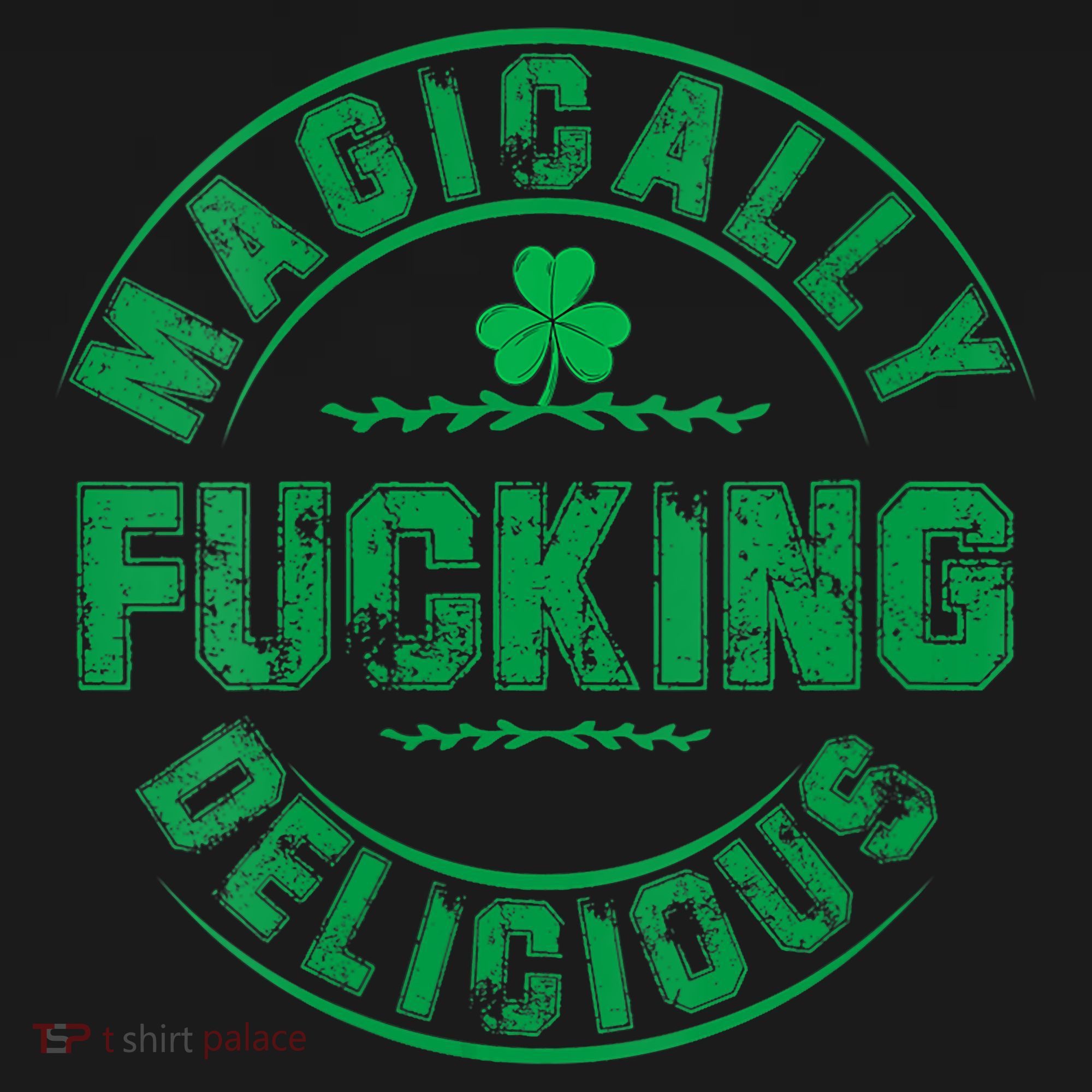 Magically Fucking Delicious St Patricks Day Womens Naughty Pajama Set