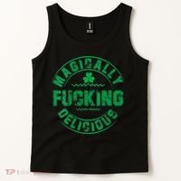 Magically Fucking Delicious St Patricks Day Womens Naughty Tank Top thumb 2