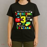 My First Day Of Preschool I Am 3 Years Old Ready To Learn T-Shirt thumb 4