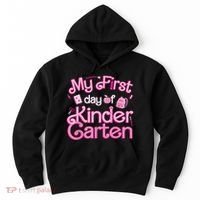 My First Day Of Kindergarten Back To School Girl Hoodie thumb 0