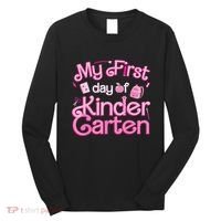 My First Day Of Kindergarten Back To School Girl Long Sleeve Shirt thumb 0