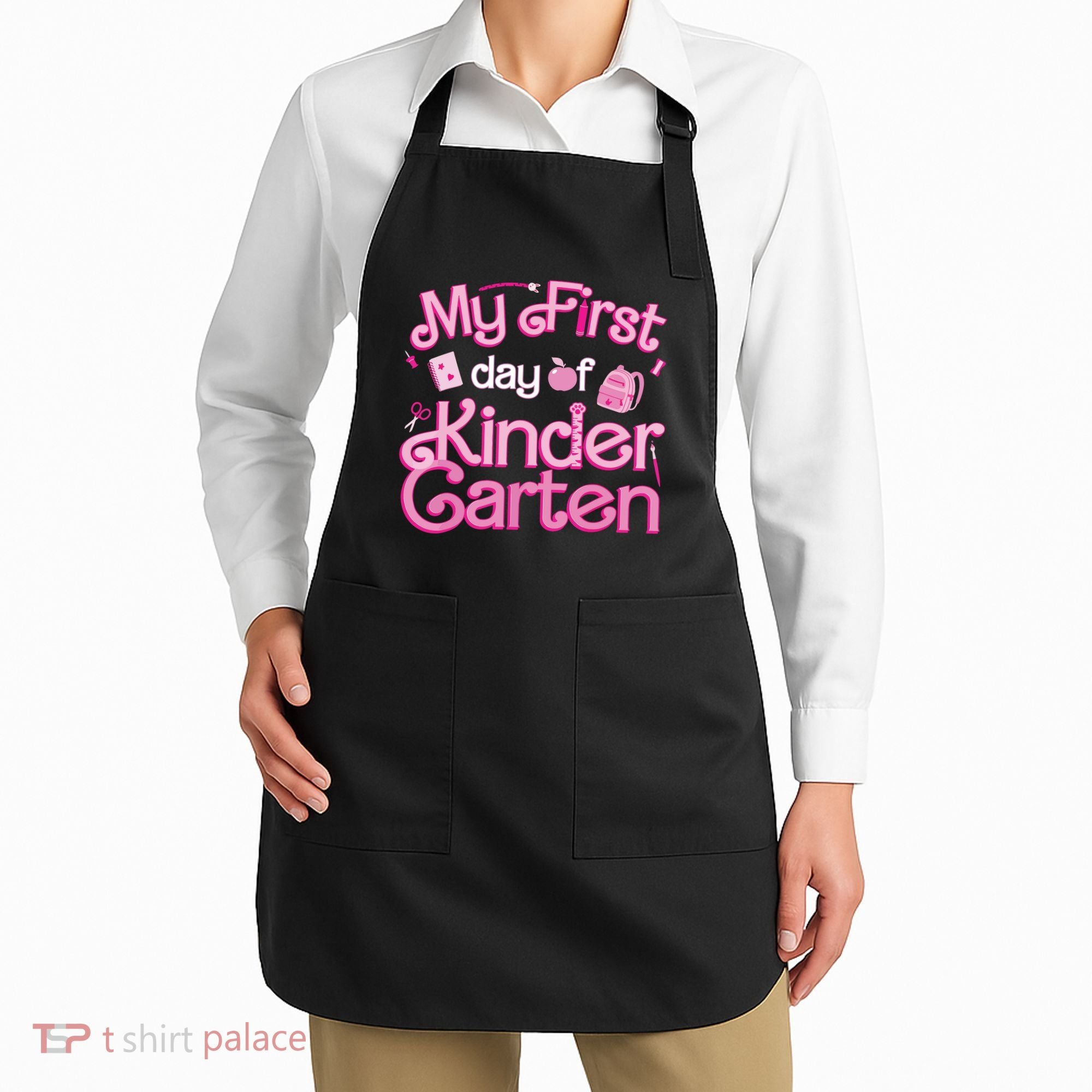 My First Day Of Kindergarten Back To School Girl Apron
