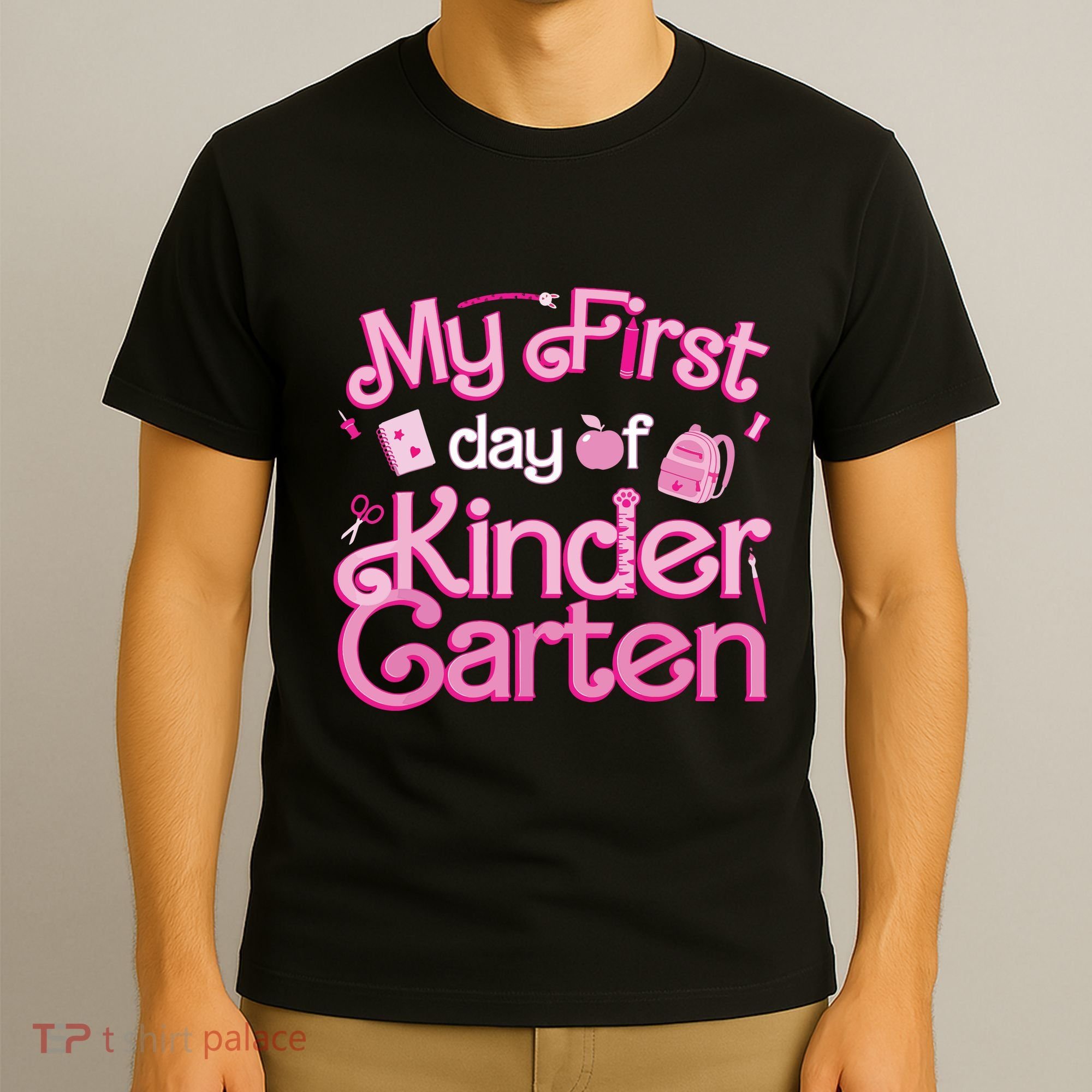 My First Day Of Kindergarten Back To School Girl T-Shirt