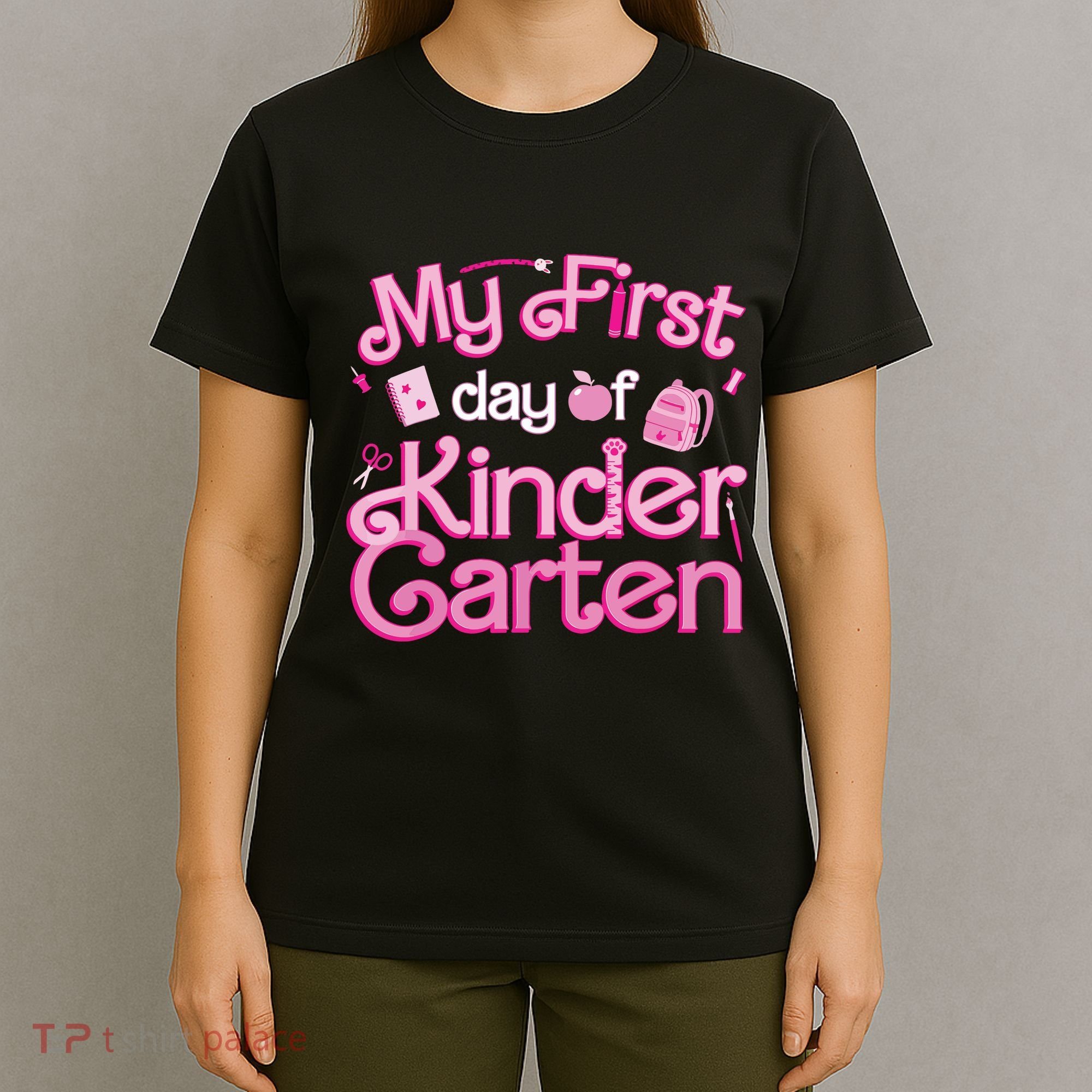 My First Day Of Kindergarten Back To School Girl T-Shirt