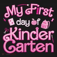 My First Day Of Kindergarten Back To School Girl Women's Hoodie thumb 2