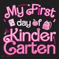My First Day Of Kindergarten Back To School Girl Hat thumb 2